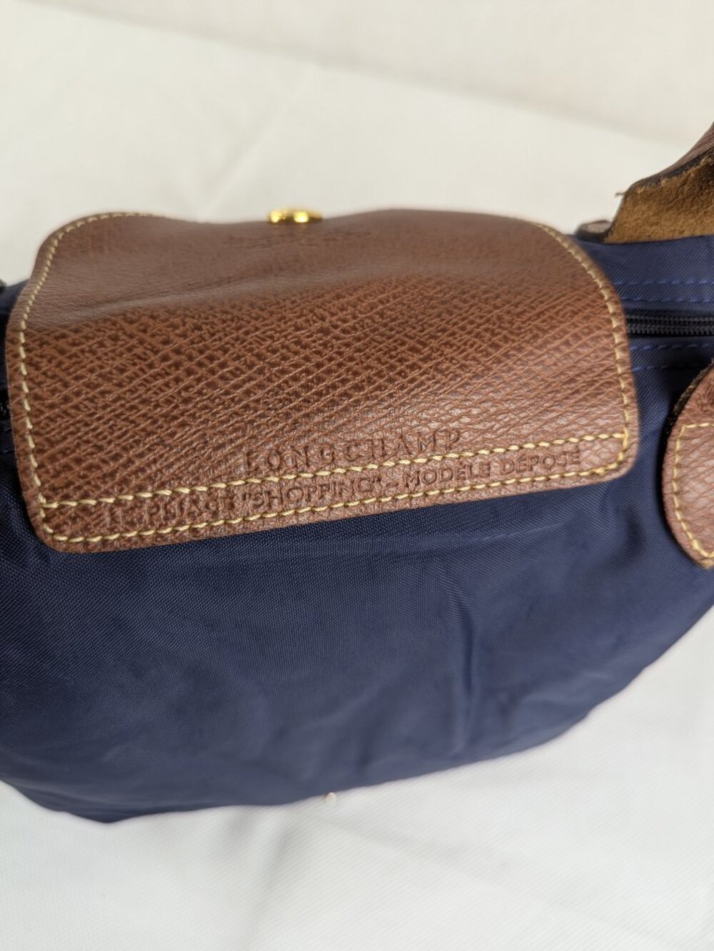 Longchamp Le Pliage Tote Bag Blue Nylon - Authentic - Clean - Good Condition. - Picture 6 of 14